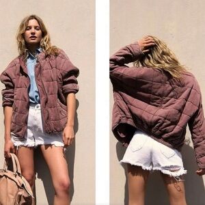 DISCONTINUED Cola Dolman Free People Quilted Jacket